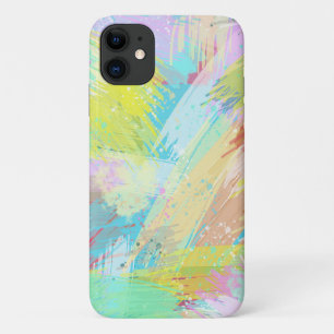 パステルスタイリッシュカラーズ抽象芸術アート iPhone 11 ケース
