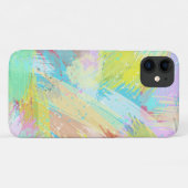 パステルスタイリッシュカラーズ抽象芸術アート Case-Mate iPhoneケース (裏面(横))
