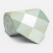 パステルスタイリッシュグリーンジオメトリダイヤモンドパターン ネクタイ (ロール)