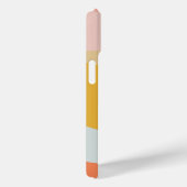 パステルスタイリッシュ幾何カラーブロックの形状モダン Case-Mate iPhoneケース (裏面 / 右)