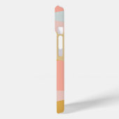 パステルスタイリッシュ幾何カラーブロックの形状モダン Case-Mate iPhoneケース (裏面 / 左)