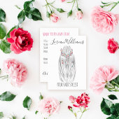 パステルスタイリッシュ美容師三つ編みヘアスタイルフラワー 名刺