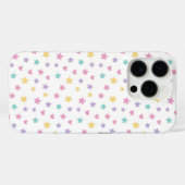 パステルスターとハート – かわいいソフトカラー Case-Mate iPhoneケース (裏面 (横))