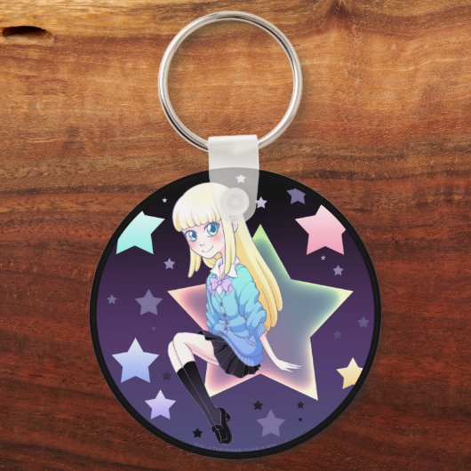 パステルスターギャルキーチェーン キーホルダー (正面)