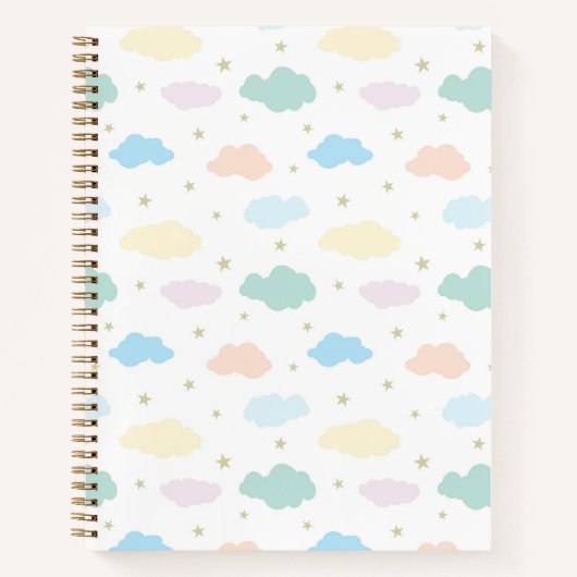 パステルスターズ&クラウド ノートブック (正面)