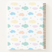 パステルスターズ&クラウド ノートブック (裏面)