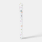 パステルスターズ&クラウド iPhone 15ケース (左側面)