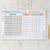 パステルスターズ – チョア報酬チャート ペーパーパッド (インサイチュ)