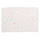 パステルスターパターン 枕カバー (正面右)