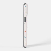 パステルスターパターン iPhone 15ケース (右側面)
