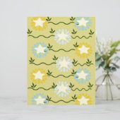 パステルスターフローラルパターンスクラップブック紙 (スタンド正面)