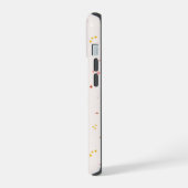 パステルスター柄 iPhone 15ケース (左側面)