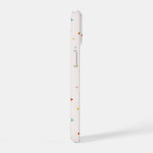 パステルスター柄 iPhone 15ケース (右側面)