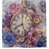 パステルスチームパンクシャワーカーテン シャワーカーテン (正面)