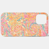 パステルステンドグラスのルック電話/iPadケース Case-Mate iPhoneケース (裏面 (横))