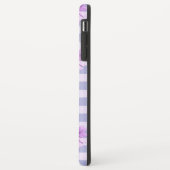 パステルストライプとデイジーの模様 Case-Mate iPhoneケース (裏面/左)