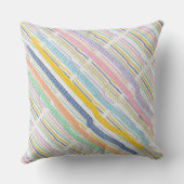パステルストライプのズ クッション (裏面)