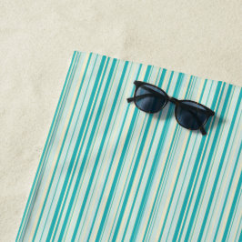 パステルストライプのビーチタオル ビーチタオル