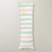 パステルストライプの星 ボディピロー (正面縦)