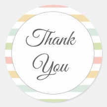 パステルストライプの、カラフル感謝していユー