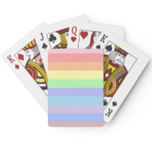 パステルストライプカラーのレインボー