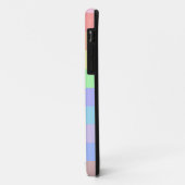 パステルストライプカラーのレインボー Case-Mate iPhoneケース (裏面/左)
