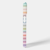 パステルストライプソフトカラフル水彩パターン Case-Mate iPhoneケース (裏面 / 右)