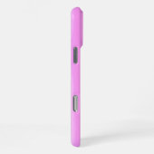パステルストライプモノグラムイニシャルレインボー iPhoneケース (右側面)