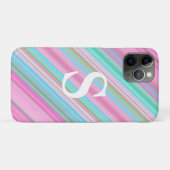 パステルストライプモノグラムiPhoneケース/iPadカバー Case-Mate iPhoneケース (裏面(横))