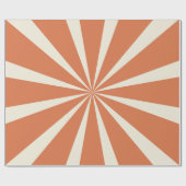 パステルストライプヴィンテージレトロ90sおもしろい誕生日 ラッピングペーパー (フラット)