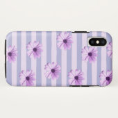 パステルストライプ柄とデイジー Case-Mate iPhoneケース (裏面(横))