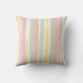 パステルストライプ調和 クッション (裏面)