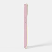 パステルストライプ調和 iPhone 15ケース (右側面)