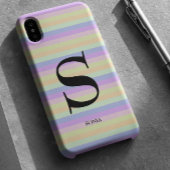 パステルストライプ iPhone 16ケース