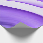 パステルストリークスのバイオレットウェーブズ ラッピングペーパー (角)
