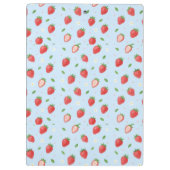 パステルストロベリードリームシームレスパターン クリップボード (裏面)