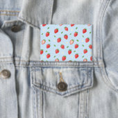 パステルストロベリードリームシームレスパターン 缶バッジ (インサイチュ)