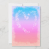 パステルストークベビーシャワー招待状 案内状 (裏面)