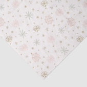 パステルスノーフレークスオフホワイトクリスマス 薄葉紙 (詳細)
