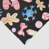 パステルスノーフレークスクリスマスツリーキャンディクリスマス 薄葉紙 (詳細)