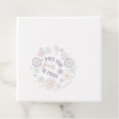 パステルスノーフレークスクリスマス フェイバータグ (インサイチュ)