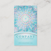 パステルスノーフレークマンダラ 名刺 (正面)