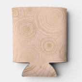 パステルスパイダーウェブ：ハロウィンパターン。 缶クーラー (裏面)