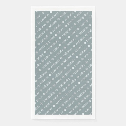 パステルスパ&ウェルネスタイポグラフィパターン (正面)