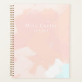 パステルスプリングタイム(名前と年詳細) プランナー手帳 (正面)