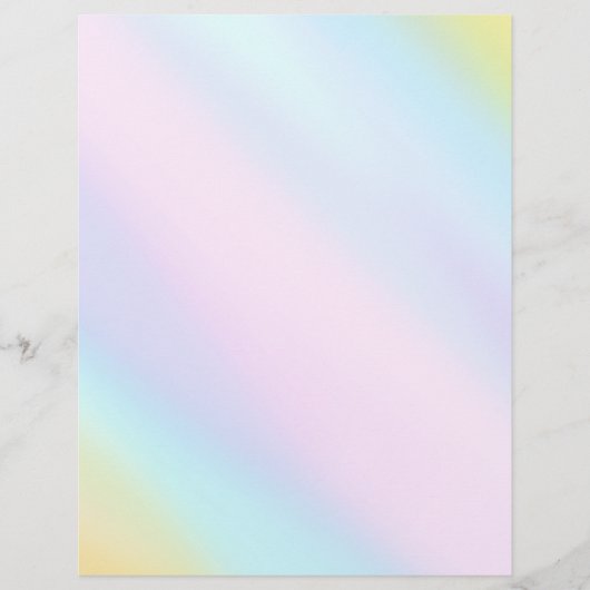 パステルスプリングタイ淡い色のムライトウォーター洗剤 レターヘッド (正面)