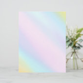 パステルスプリングタイ淡い色のムライトウォーター洗剤 レターヘッド (スタンド正面)