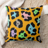 パステルスポットジャガー クッション (ブランケット)
