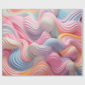 パステルスワークル背景 ラッピングペーパー (フラット)