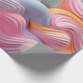 パステルスワークル背景 ラッピングペーパー (角)